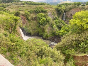 数鹿流ケ滝展望所　阿蘇大橋の近くにあるよ